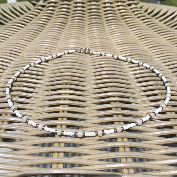 Jewelry - VSCO Seed Bead Necklace/Choker Lemon Sorbet